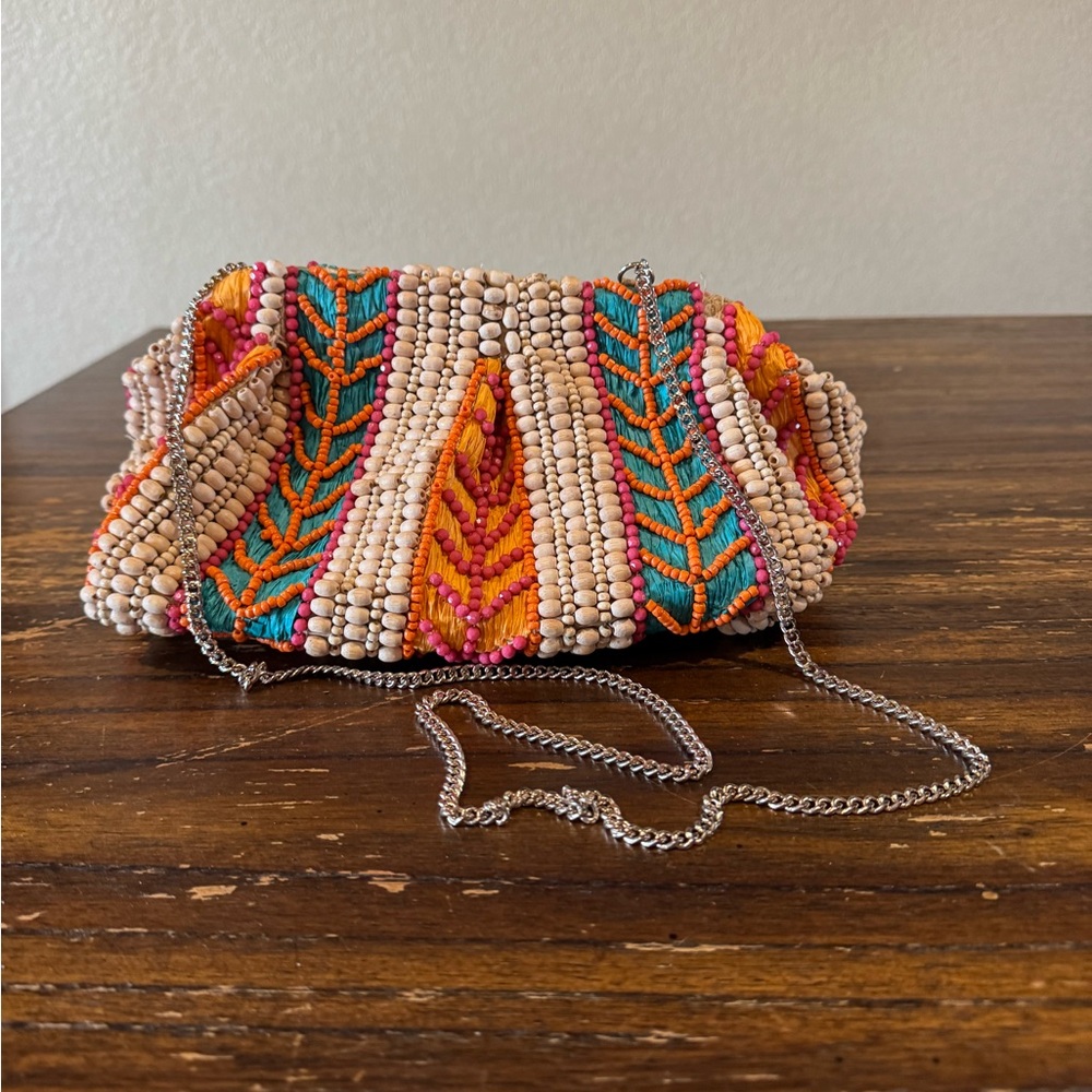Colorful Beaded Women's Bag